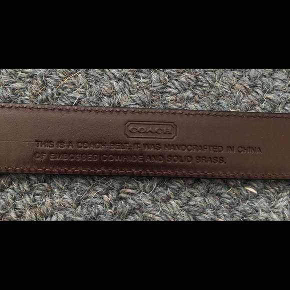 Coach Leather Belt in Black - Picture 5 of 6